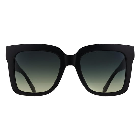 Quay Square Womens Matte Black Smoke Green Gradient Icy - Image 1