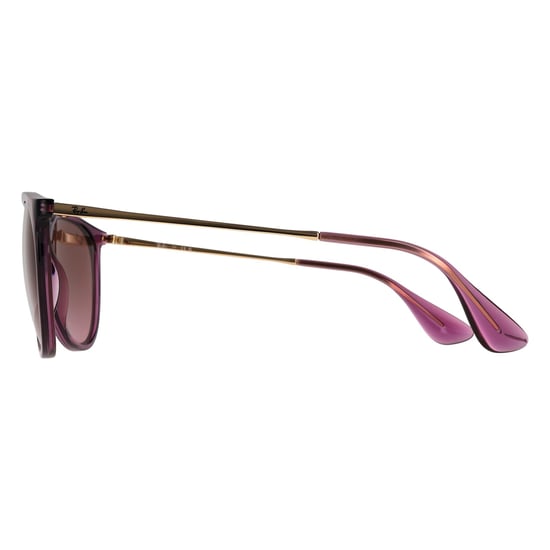 Ray-Ban Round Womens Transparent Violet Pink Brown Gradient RB4171 Erika - Image 3