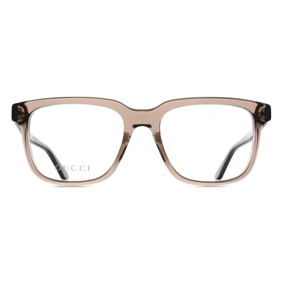 Gucci Square Mens Transparent Brown GG2131O - Image 1