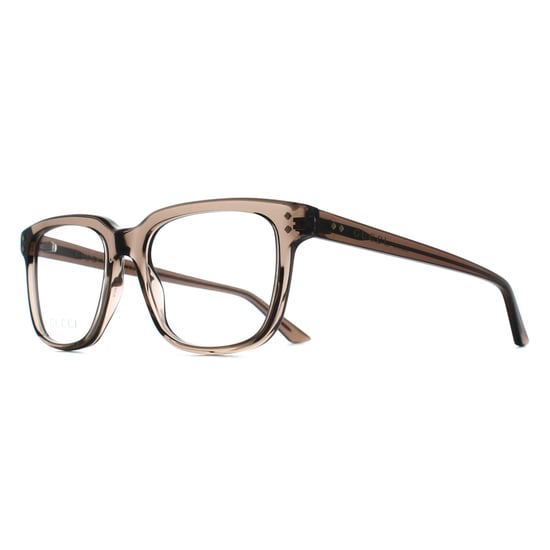 Gucci Square Mens Transparent Brown GG2131O - Image 2