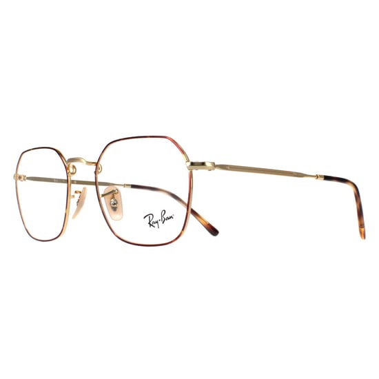 Ray-Ban Square Unisex Havana on Gold RX3694V Jim - Image 2