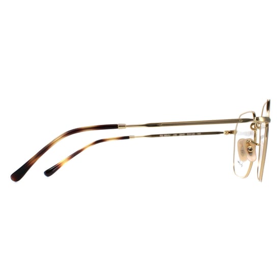 Ray-Ban Square Unisex Havana on Gold RX3694V Jim - Image 4