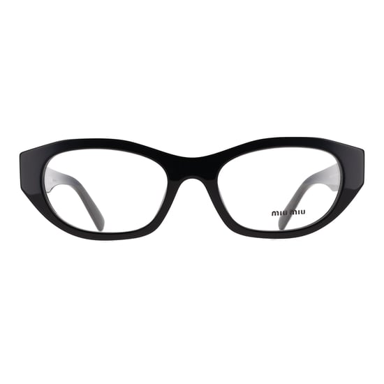 Miu Miu Oval Womens Black MU03WV - Image 1