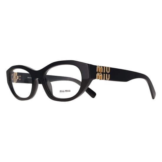 Miu Miu Oval Womens Black MU03WV - Image 2