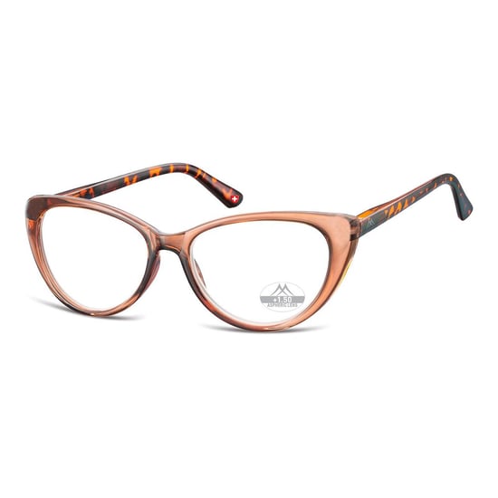 Montana Reading Glasses Womens Transparent Brown HMR64 1.50 - Image 1