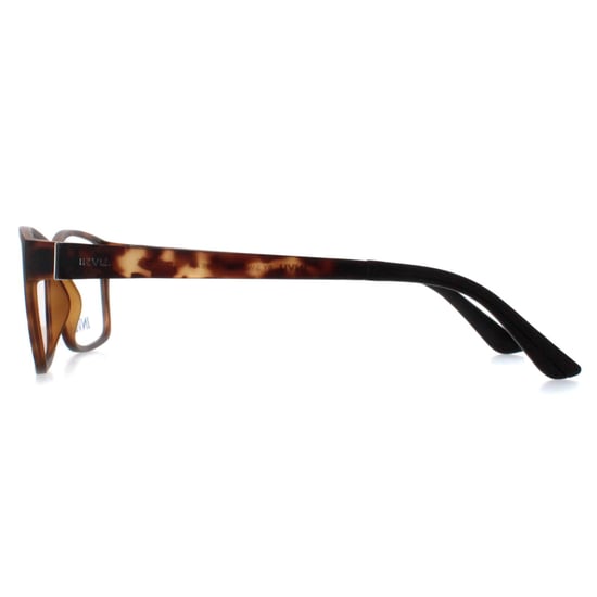 INVU Rectangle Mens Tortoise Matte Demi B4425 - Image 3