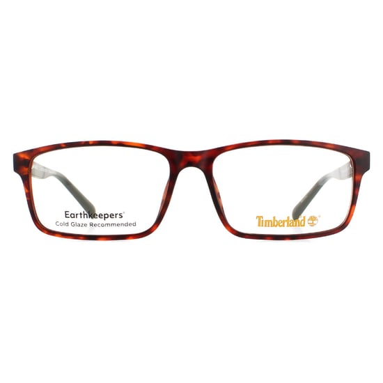 Timberland Rectangle Mens Dark Havana Glasses - Image 1