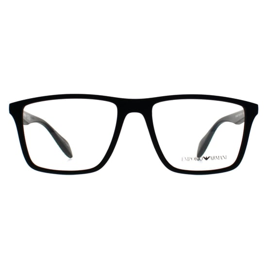 Emporio Armani Square Mens Matte Black EA3230 - Image 1
