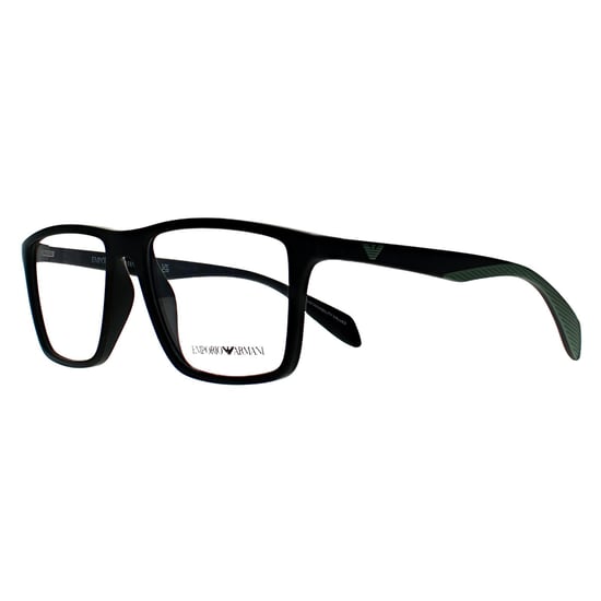 Emporio Armani Square Mens Matte Black EA3230 - Image 2