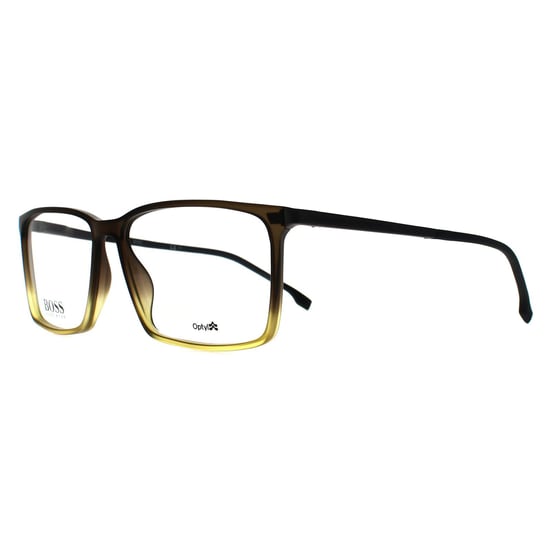 Hugo Boss Rectangle Mens Matte Beige Brown BOSS 1251 - Image 2