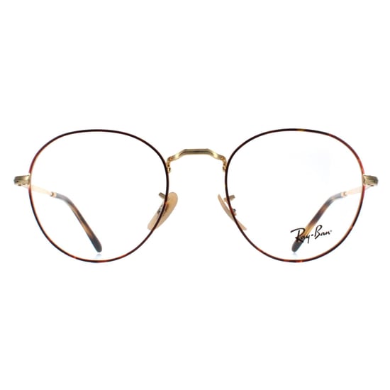 Ray-Ban Round Unisex Havana on Gold RX3582V David - Image 1