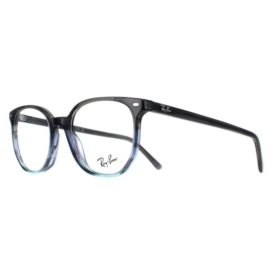 Ray-Ban Round Unisex Striped Grey and Blue RX5397 Elliot - Image 2