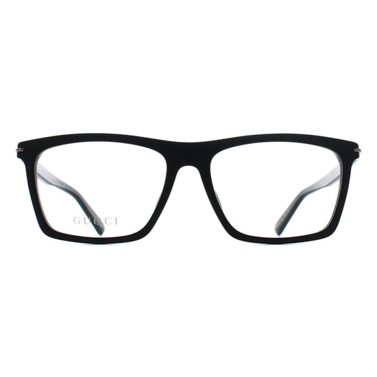 Gucci Square Mens Shiny Black GG1445O - Image 1