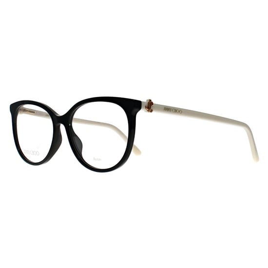 Jimmy Choo Oval Womens Black and Ivory JC309 - Image 2