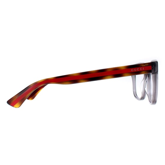 Gucci Round Mens Transparent Grey GG0004ON - Image 4