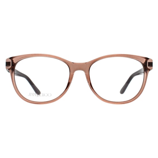 Jimmy Choo Oval Womens Transparent Pink Mauve JC241 - Image 1