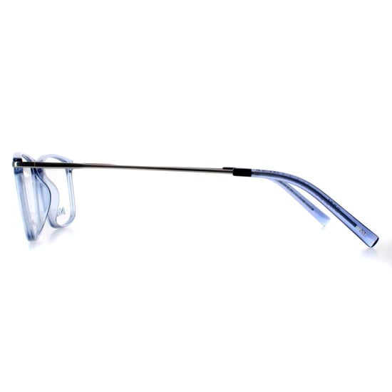 INVU Rectangle Unisex Transparent Blue Dove Silver B4135 - Image 3