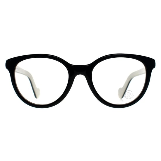 Moncler Round Womens Shiny Black and White ML5043 - Image 1