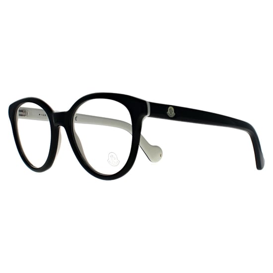 Moncler Round Womens Shiny Black and White ML5043 - Image 2