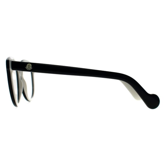 Moncler Round Womens Shiny Black and White ML5043 - Image 3