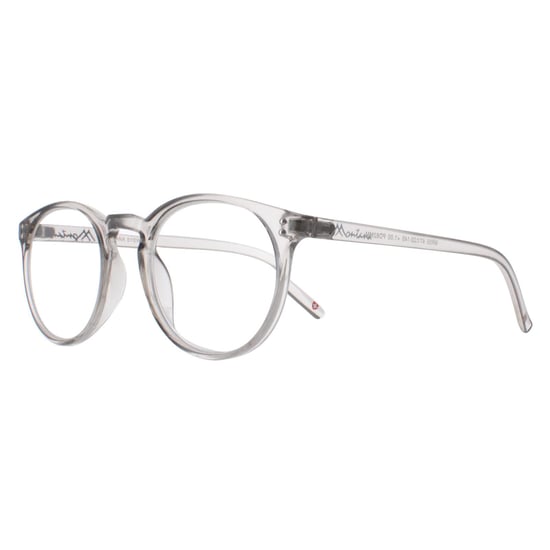 Montana Round Unisex Clear Grey HMR55 Reading +2.00 - Image 2