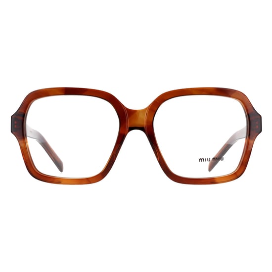 Miu Miu Square Womens Striped Tobacco MU03YV - Image 1