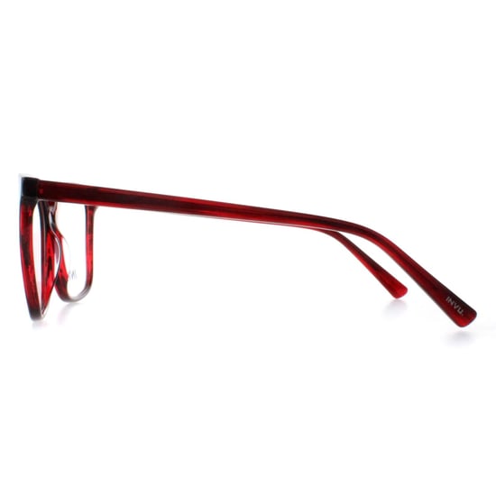 INVU Square Womens Transparent Burgundy B4107 - Image 3