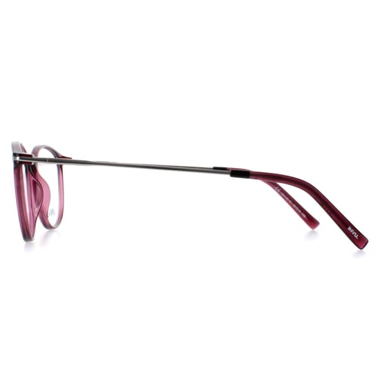 INVU Round Womens Transparent Burgundy Casis Silver B4116 - Image 3