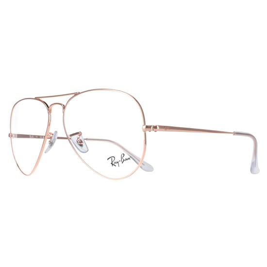Ray-Ban Aviator Unisex Rose Gold RX6489 Aviator - Image 2