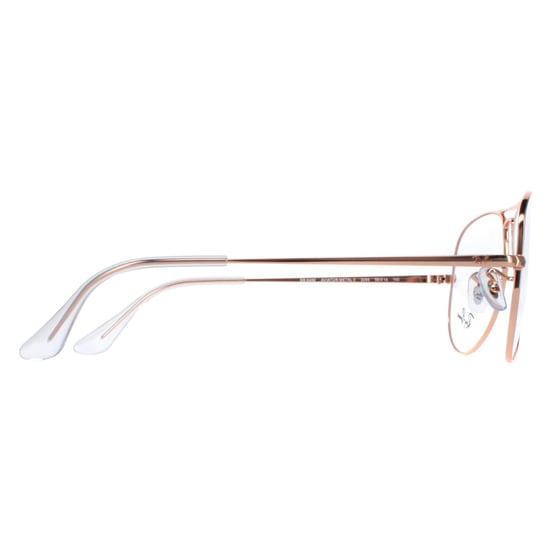 Ray-Ban Aviator Unisex Rose Gold RX6489 Aviator - Image 4