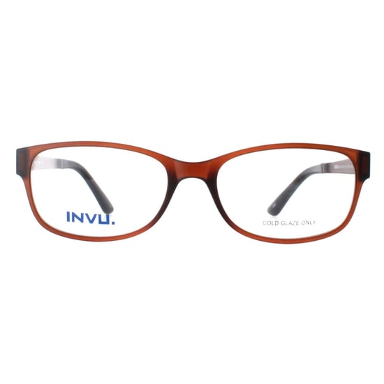 INVU Rectangle Womens Matte Frosty Amber B4426 - Image 1