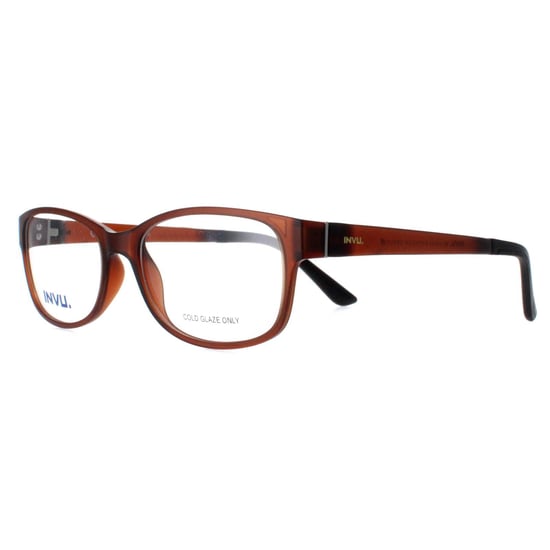 INVU Rectangle Womens Matte Frosty Amber B4426 - Image 2