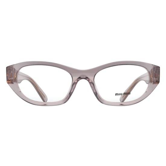 Miu Miu Oval Womens Mauve Transparent MU03WV - Image 1