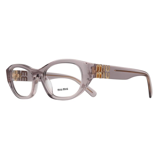 Miu Miu Oval Womens Mauve Transparent MU03WV - Image 2