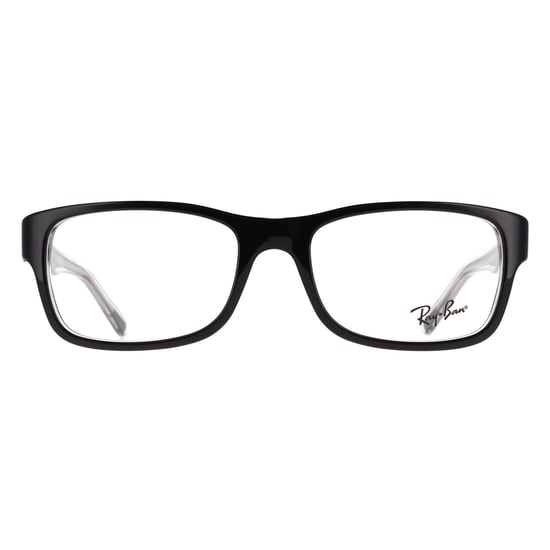 Ray-Ban Square Unisex Black on Transparent RX5268 - Image 1