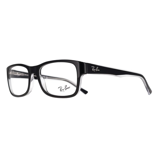 Ray-Ban Square Unisex Black on Transparent RX5268 - Image 2