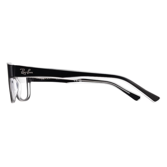 Ray-Ban Square Unisex Black on Transparent RX5268 - Image 3