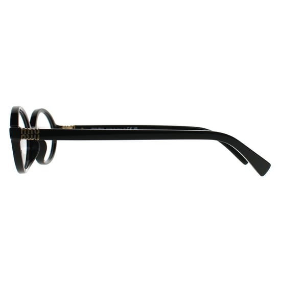 Miu Miu Oval Womens Shiny Black MU01XV - Image 3
