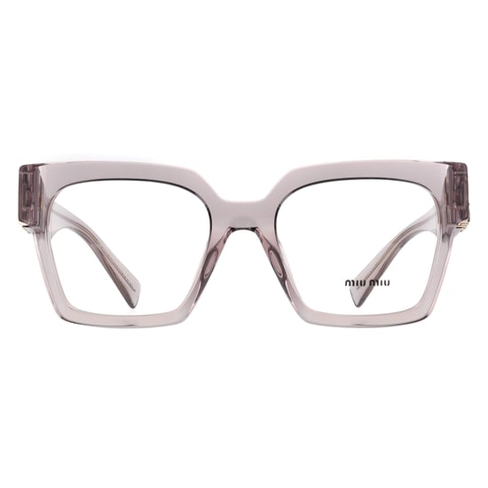 Miu Miu Square Womens Transparent Mauve MU04UV - Image 1