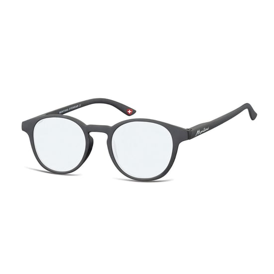 Montana Reading Glasses Unisex Black BLF52 2.50 - Image 1