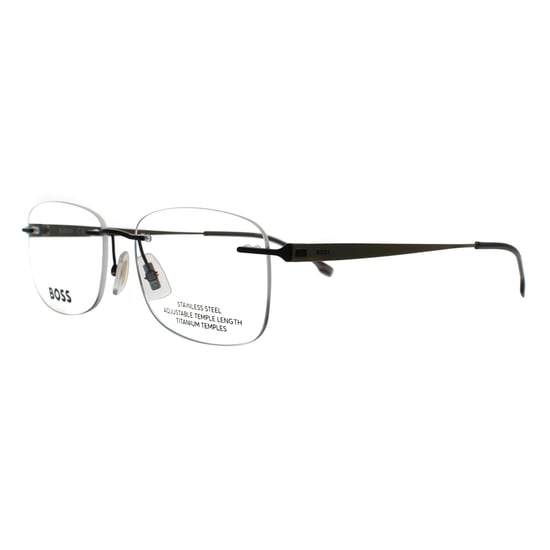 Hugo Boss Rimless Mens Gold BOSS 1424 - Image 2