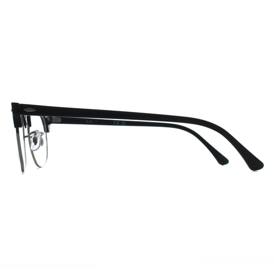 Ray-Ban Square Unisex Black on Silver RX5154 Clubmaster - Image 3