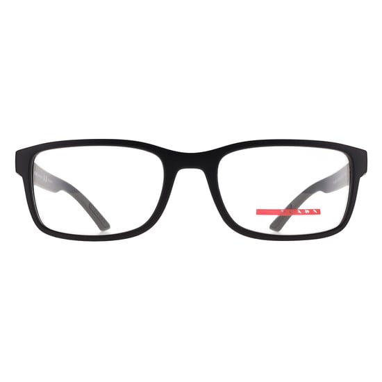 Prada Sport Rectangular Mens Black Rubber PS06RV - Image 1