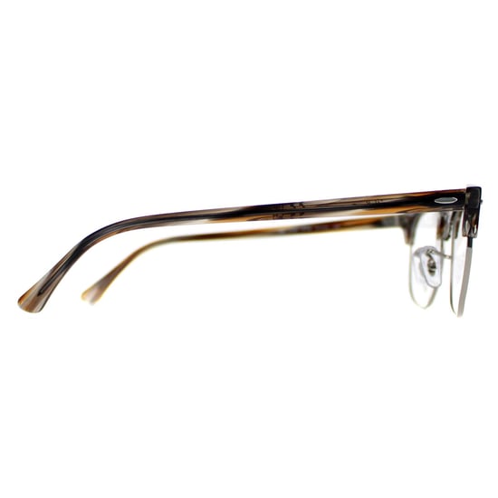 Ray-Ban Square Unisex Polished Brown RX5154 Clubmaster - Image 4