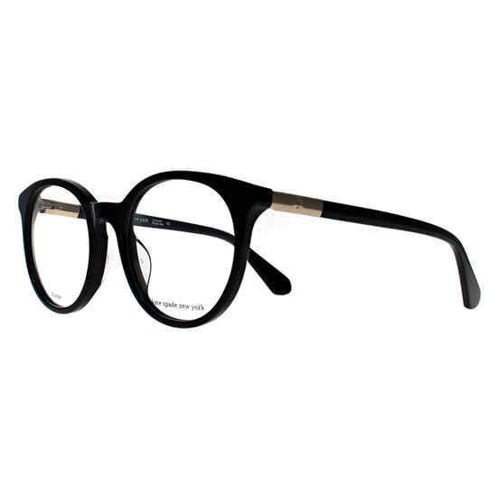 Kate Spade Oval Womens Black on Pattern Pink Joshann - Image 2