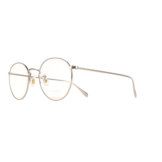 Oliver Peoples Round Unisex Silver OV1186 Coleridge - Image 2