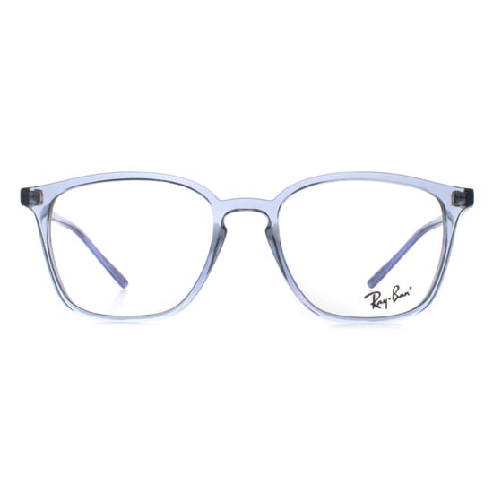 Ray-Ban Square Unisex Transparent Dark Blue RX7185 - Image 1