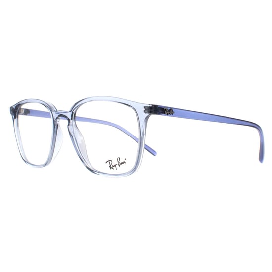 Ray-Ban Square Unisex Transparent Dark Blue RX7185 - Image 2