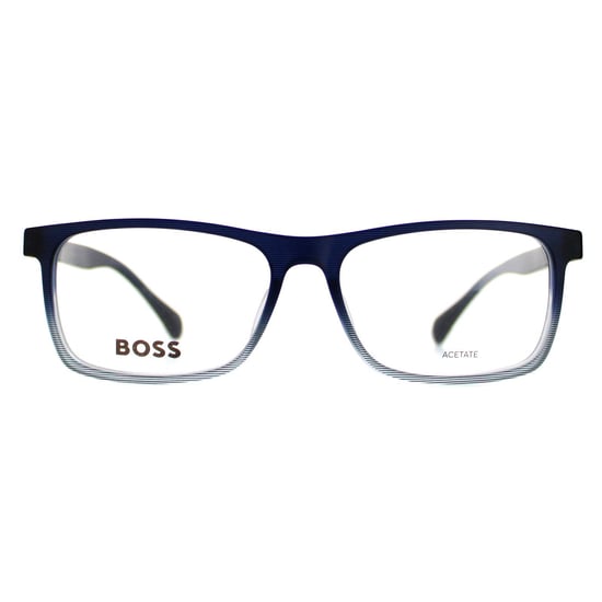 Hugo Boss Rectangular Mens Blue Fade Pattern BOSS 1084/IT - Image 1