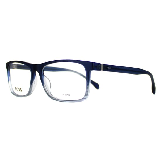 Hugo Boss Rectangular Mens Blue Fade Pattern BOSS 1084/IT - Image 2